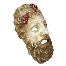 Dionysus Bacchus Greek Roman God Mask Head Sculpture Cast Stone - £52.60 GBP