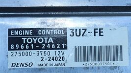 Toyota Lexus Engine Control Unit Module ECU ECM PCM 89661-24621 image 2