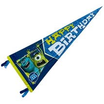 Disney Pixar Monster University Birthday Banner 18 x 51 inches Hallmark - £9.91 GBP