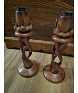 Collectible Beautiful Antique Guatemala Candle Holders - £59.95 GBP