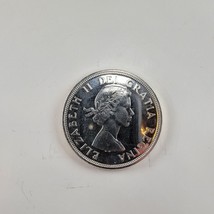 1864-1964 Canada 1 Dollar Large Silver Coin Charlottetown - £27.91 GBP