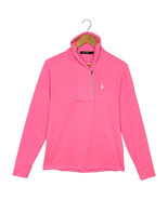 Polo Golf Ralph Lauren Top Womens Medium Pink Hoodie Long Sleeve Quarter... - $277.00 MXN