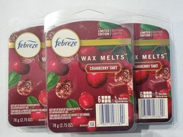 Febreze Limited Edition Cranberry Tart Wax Melts Net Wt. 2.75 OZ (78 g) Per Pack - £27.90 GBP