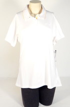 Oakley Astaire Moisture Wicking White Short Sleeve Polo Shirt Women&#39;s  L  NWT - £35.60 GBP