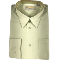 Gian Mario Boys Green Dress Shirt Long Sleeves Pocket Pointed Collar Siz... - $19.99