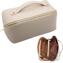 Large Capacity Travel Cosmetic Bag for Women-Portable Travel Makeup Organizer Ba - £26.01 GBP
