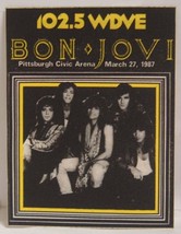 JON BON JOVI - VINTAGE ORIGINAL CLOTH TOUR CONCERT BACKSTAGE PASS   *LAS... - $186.40 MXN