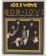 JON BON JOVI - VINTAGE ORIGINAL CLOTH TOUR CONCERT BACKSTAGE PASS   *LAS... - $187.91 MXN