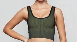 Good American seamless ribbed bra in Sun Beam - size 0-1 - £28.20 GBP