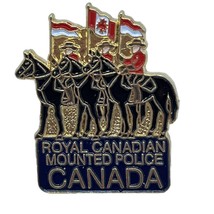 Royal Canadian Mounted Police Department Law Enforcement Enamel Lapel Hat Pin - £11.54 GBP