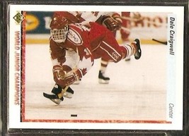 Team Canada San Jose Sharks Dale Craigwell RC Rookie Card 1990 Upper Deck #464 - £0.39 GBP