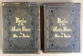 Battles Of The United States Vols I &amp; II 1858 Henry Dawson 1st Ed., Johnson Fry  - £450.88 GBP