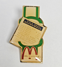 Monopoly Title Deed Boardwalk Mcdonalds Lapel Pin Collectible 1988 KPT T... - $4.99