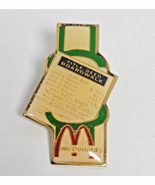 Monopoly Title Deed Boardwalk Mcdonalds Lapel Pin Collectible 1988 KPT T... - $4.99