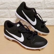 Nike Alpha Huarache Size 11 Varsity Low Metal Baseball Cleats Black AO7960-001 - £77.68 GBP