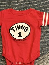 Dr. Seuss Thing 1 Universal Studios Sz Youth 12m - £7.43 GBP