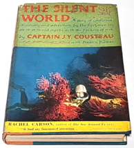 The Silent World by Captain J.Y. Cousteau 1953, HCDJ - £23.71 GBP