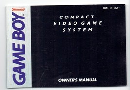 Nintendo Gameboy Compact Video game System Owners Manual Only - $24.39