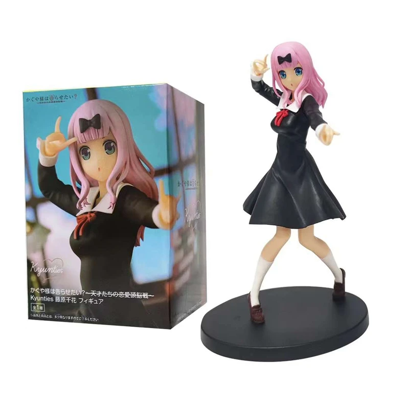 Anime Figure Kaguya-sama：Love Is War Fujiwara Chika Shinomiya Kaguya Pink Hair - £12.63 GBP+