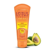 Lotus Herbals Safe Sun Sunscreen SPF 70 PA+++, 60 gm - £17.96 GBP