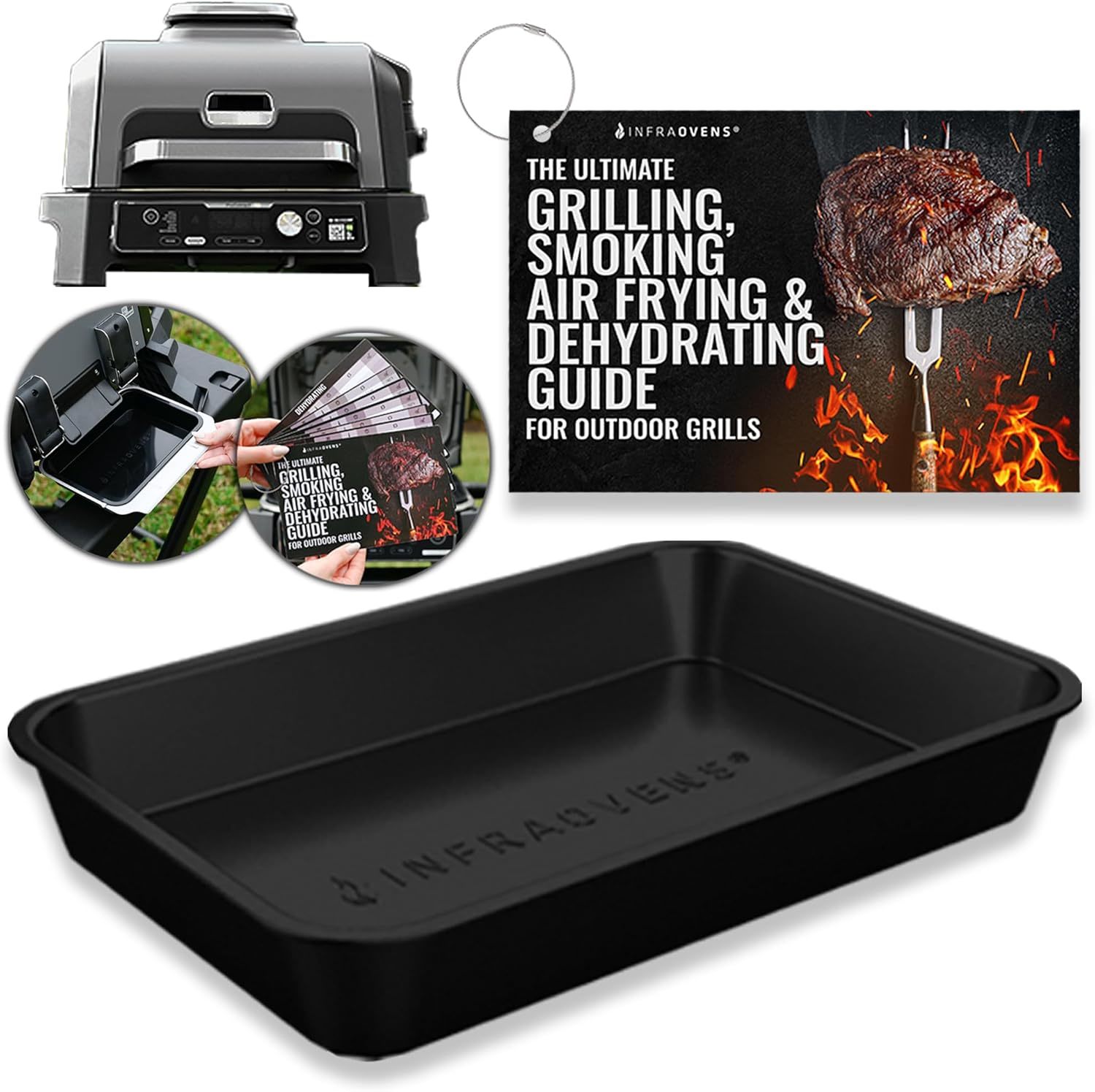 Infraovens Drip Pan Liner For Ninja Woodfire Outdoor Grill Pro Xl, Pro, 1 - $34.53