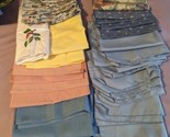 Vintage lot of 37  Napkins Cloth. Sizes Vary. Good condition - $24.74