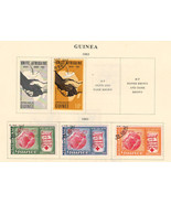 GUINEA 1963 Very Fine  Stamps Hinged on list - $0.73