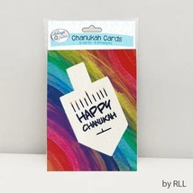 Chanukah Package Cards -Dreidel/Menorah - 8 Cards-8 Envelopes - £5.51 GBP