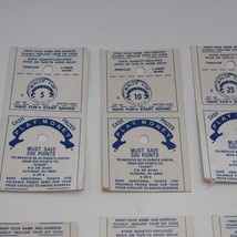 Menge Von Mallo Tasse Play Geld Karten Werbe 1960&#39;s - £19.57 GBP