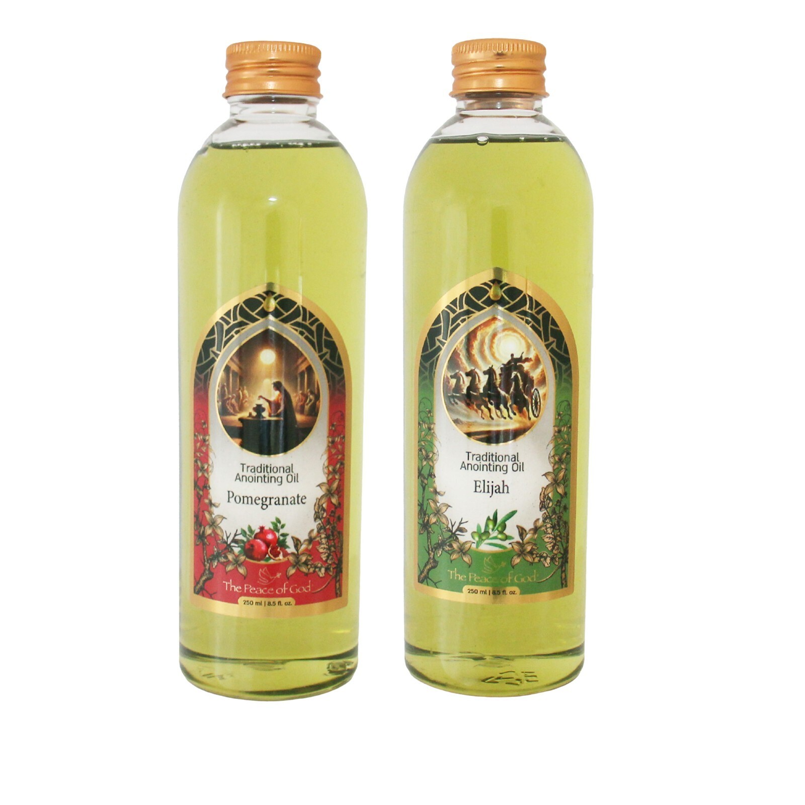 Salböl 2-teiliges Flaschenset - Prophet Elia &amp; Granatapfel - 250 ml/8,5... - $45.88