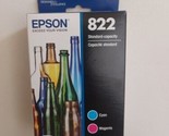 Epson 822 Color Cyan Magenta Yellow Ink Cartridge Set - Exp 07/2026 NEW - £33.26 GBP