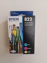 Epson 822 Color Cyan Magenta Yellow Ink Cartridge Set - Exp 07/2026 NEW - £33.49 GBP