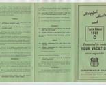Union Pacific Railroad Facts About Tour C Brochure 1957 - $17.82