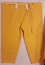 Bright Orange X Large Wet Rain Suit Pants Bottoms Overalls 1 Suspender Missing - £15.48 GBP