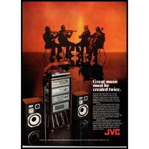 1978 JVC Hi Fi Component Stereo Vintage Print Ad String Quartet Wall Art Photo - $10.97