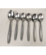 Hampton Silversmiths Stainless China 235 Spoons (Lot Of 6) Used 6.5” &amp; 7... - £17.20 GBP