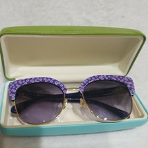 Kate Spade  Hello Sunshine Cat Eye Purple Flower Sunglasses NWOT - £56.65 GBP