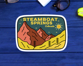 Ski Steamboat Colorado Decal Sticker 3.7&quot; Skiing Springs Vinyl - £4.34 GBP