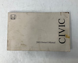 2003 Honda Civic Owners Manual OEM A02B41020 - $26.99