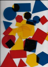 Overhead Pattern Blocks Set Of 30 School Classroom Manipulative Fractions - $93.19 MXN