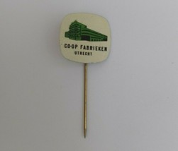 Vintage Co-Op Fabrieken Utrecht German Stick Pinback Lapel Hat Pin - £5.05 GBP