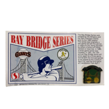 VTG Bay Bridge Series Game Pin 1991 San Francisco Giants Oakland A&#39;s w/ Safeway - £27.45 GBP