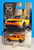 Matchbox Moving Parts 2023 70 Years Special Edition Orange 2021 Mazda MX-30 - £6.19 GBP