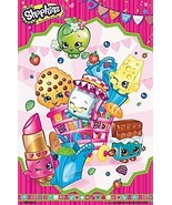 SHOPKINS SHOPPING CART POSTER NEW 22X34 Strawberry Kiss Lippy Lips Kooky... - $20.31 CAD