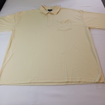 Chesterfield Worldwide Front Pocket Short Sleeve Men&#39;s Polo Yellow Shirt... - $229.39 MXN