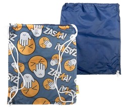 Hand Over Mouth Emoji drawstring trainer school bag – 44.5 cm x 38 cm - $10.67