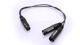 Whirlwind YX2M 1.5ft Microphone Adapter Y Cable XLR Female to 2 XLR Male - $742.82 MXN