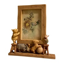 Vintage Disney Winnie The Pooh Tigger Eeyore Piglet Picture Frame By Cha... - $22.77