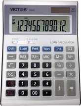 Victor 6500 Executive Desktop Loan Calculator, 12-Digit Lcd - $728.10 MXN