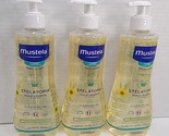 3 Stelatopia Cleansing Oil with Sunflower by Mustela 16.9 oz Extremely D... - $50.59